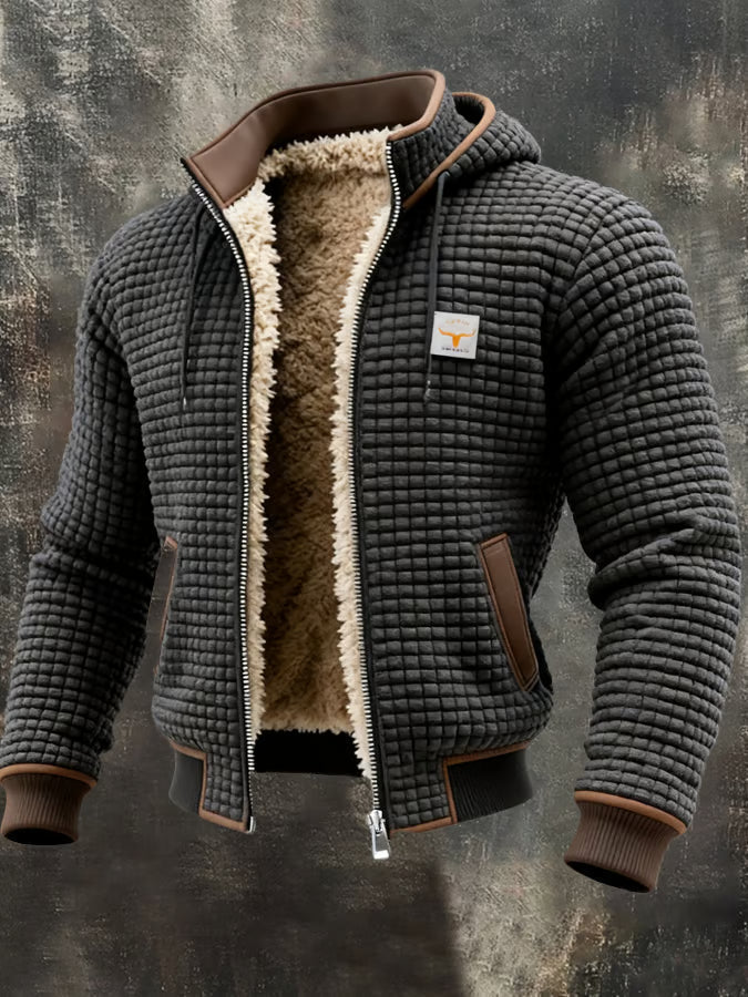 Laluna | Retro Hooded Jacket with Zipper