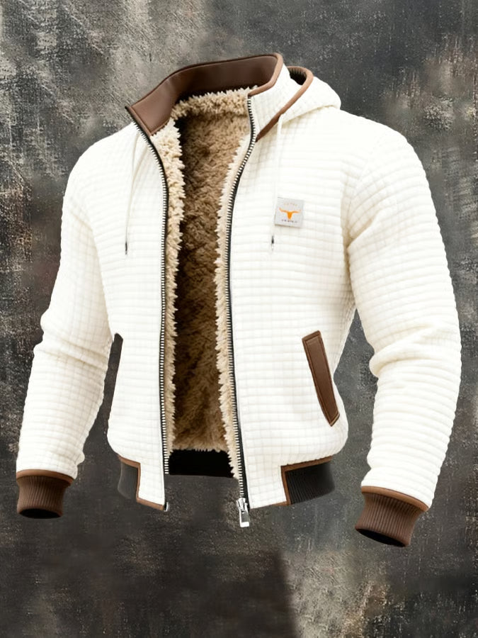 Laluna | Retro Hooded Jacket with Zipper