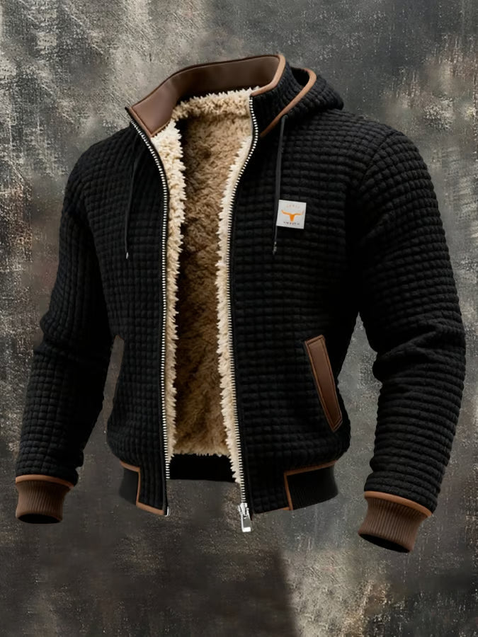 Laluna | Retro Hooded Jacket with Zipper