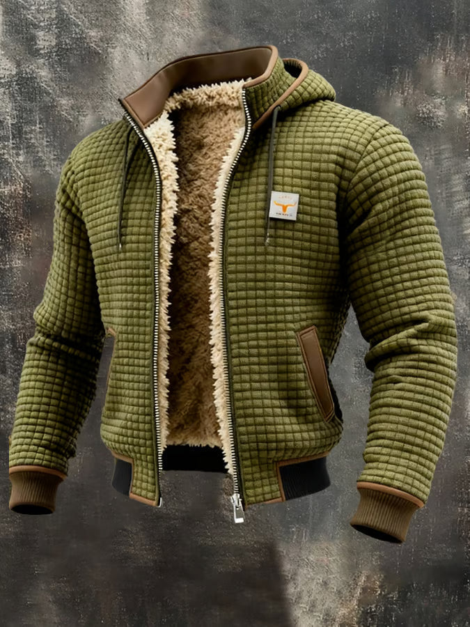 Laluna | Retro Hooded Jacket with Zipper