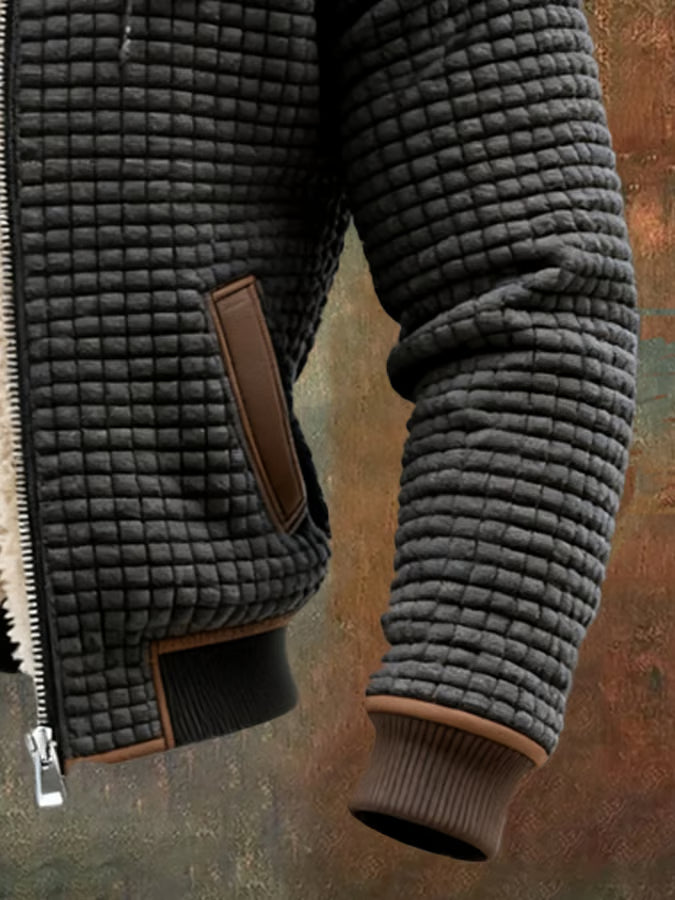 Laluna | Retro Hooded Jacket with Zipper