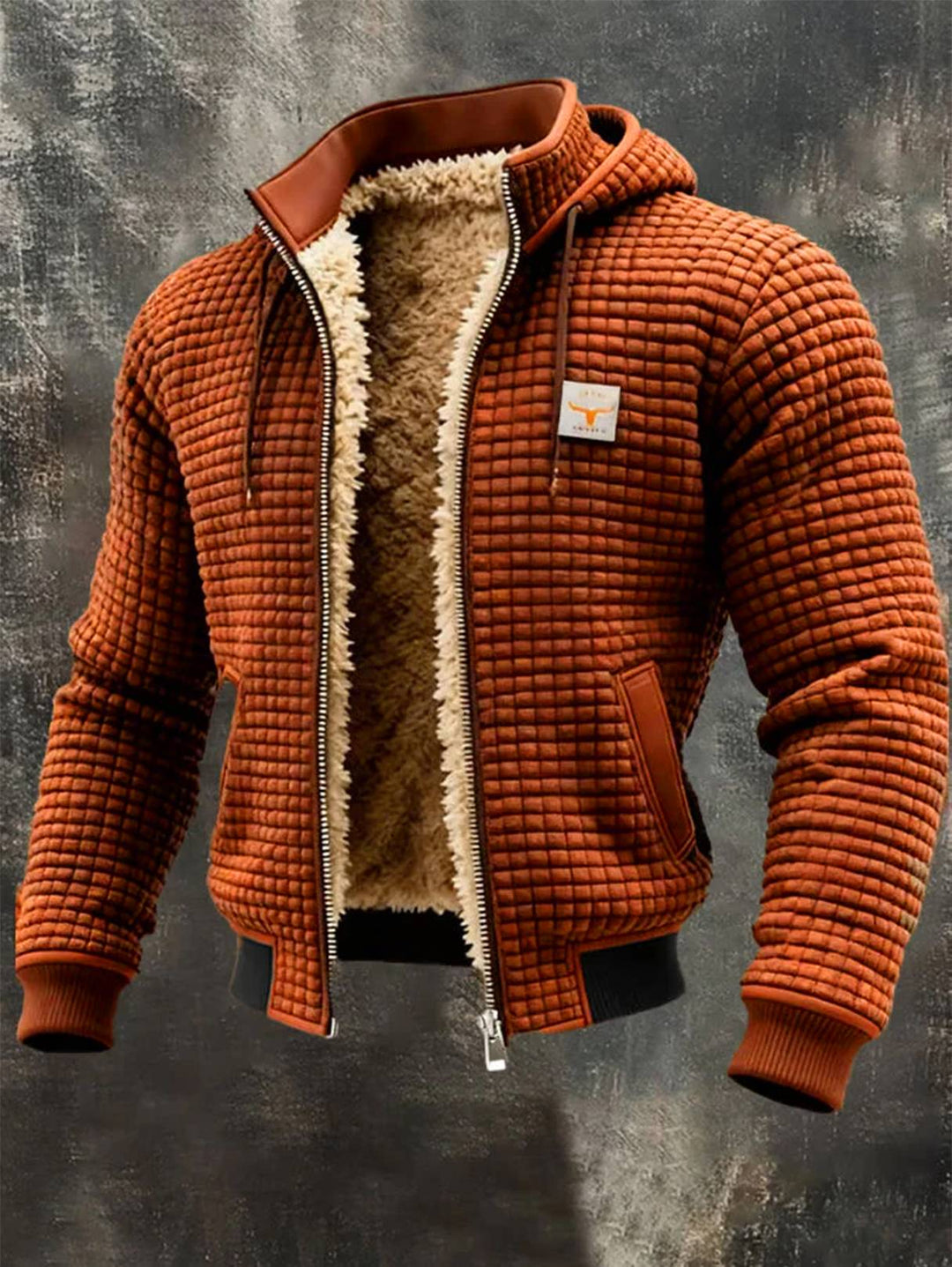 Laluna | Retro Hooded Jacket with Zipper